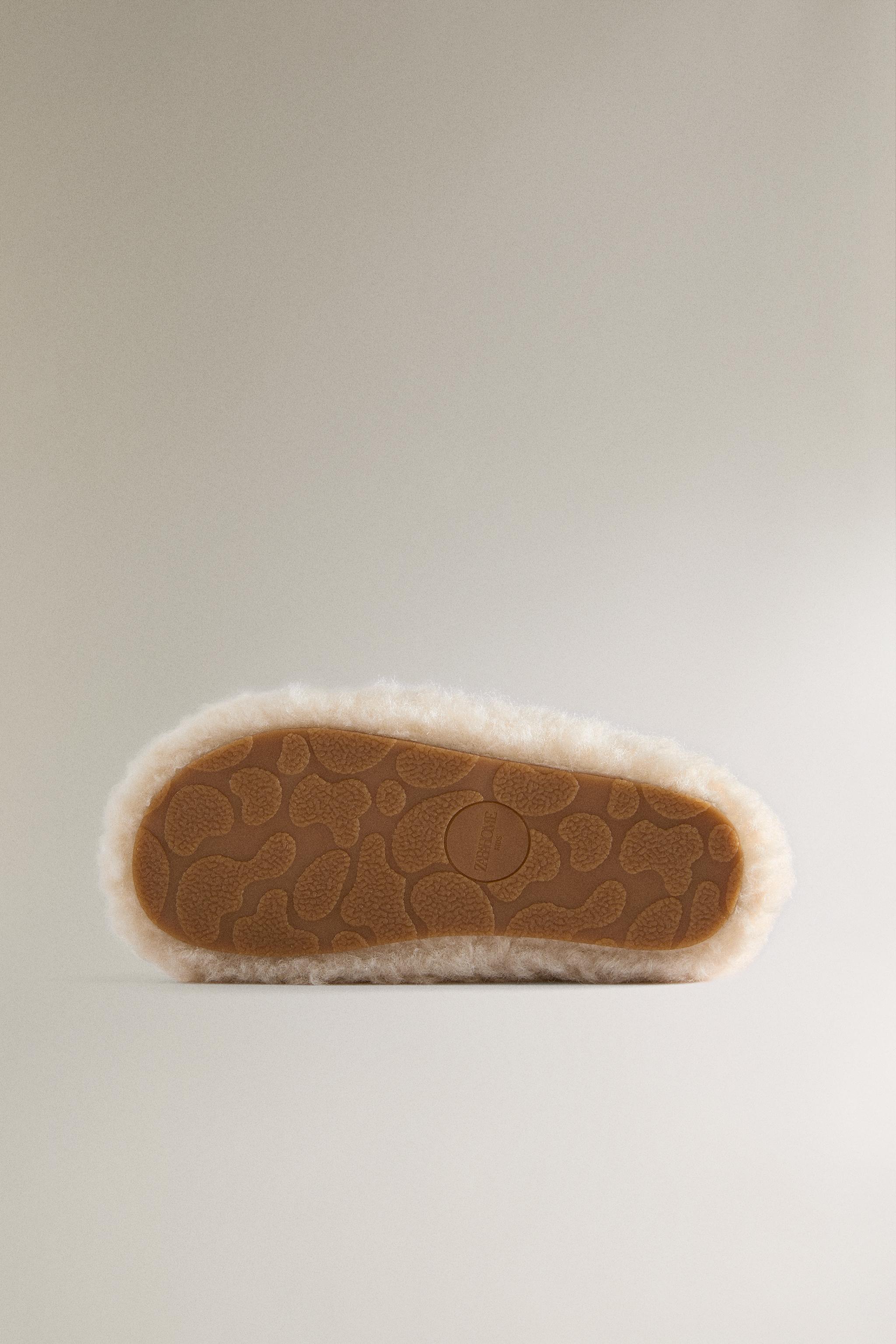 BALLERINES ENFANT IMITATION PEAU DE MOUTON